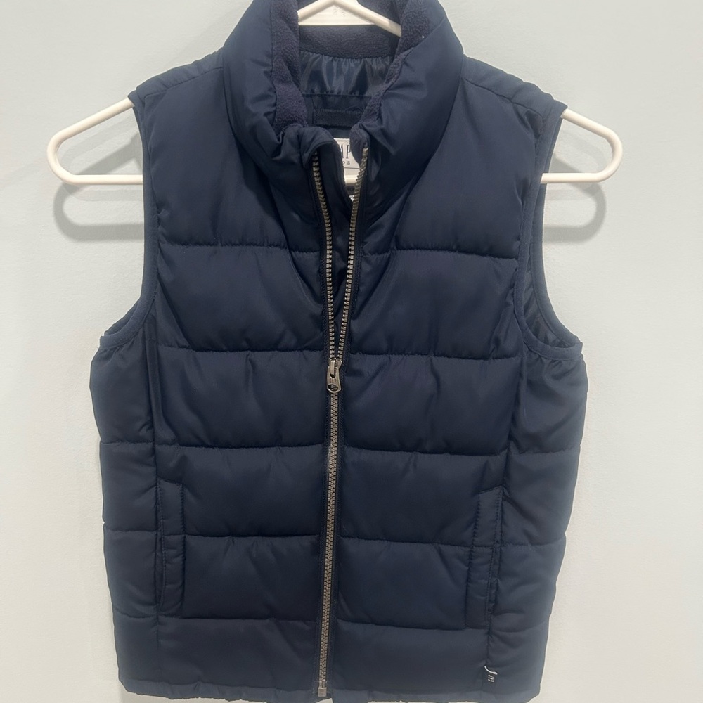 Kids Navy Puffer Vest